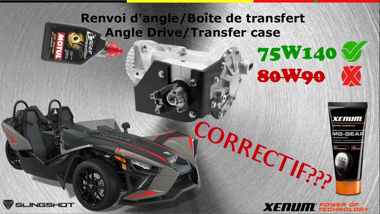 Polaris Slingshot - Tuto vidange Différentiel / Boîte de transfert + @xenum.official MG Gear