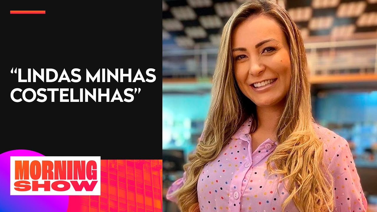 Andressa Urach mostra costelas após retirá-las