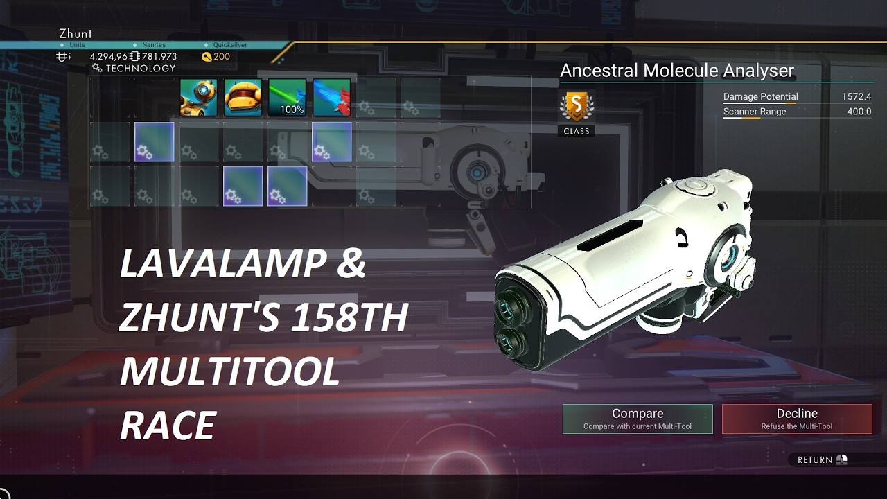 No Man's Sky - Lavalamp & Zhunt's 158th Multitool Race