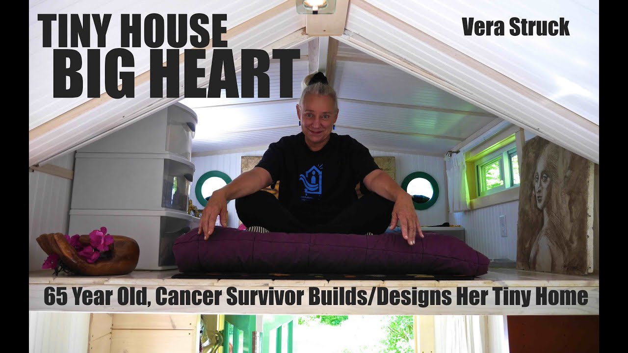 Tiny House Built Solo by 65 Year Old Disabled Woman- Cancer Survivor