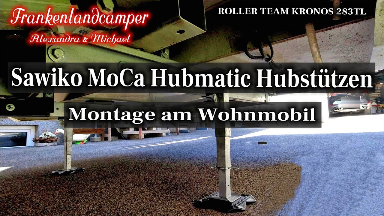 Kurbel-Hubstützen am Wohnmobil nachrüsten | Sawiko MoCa Hubmatic