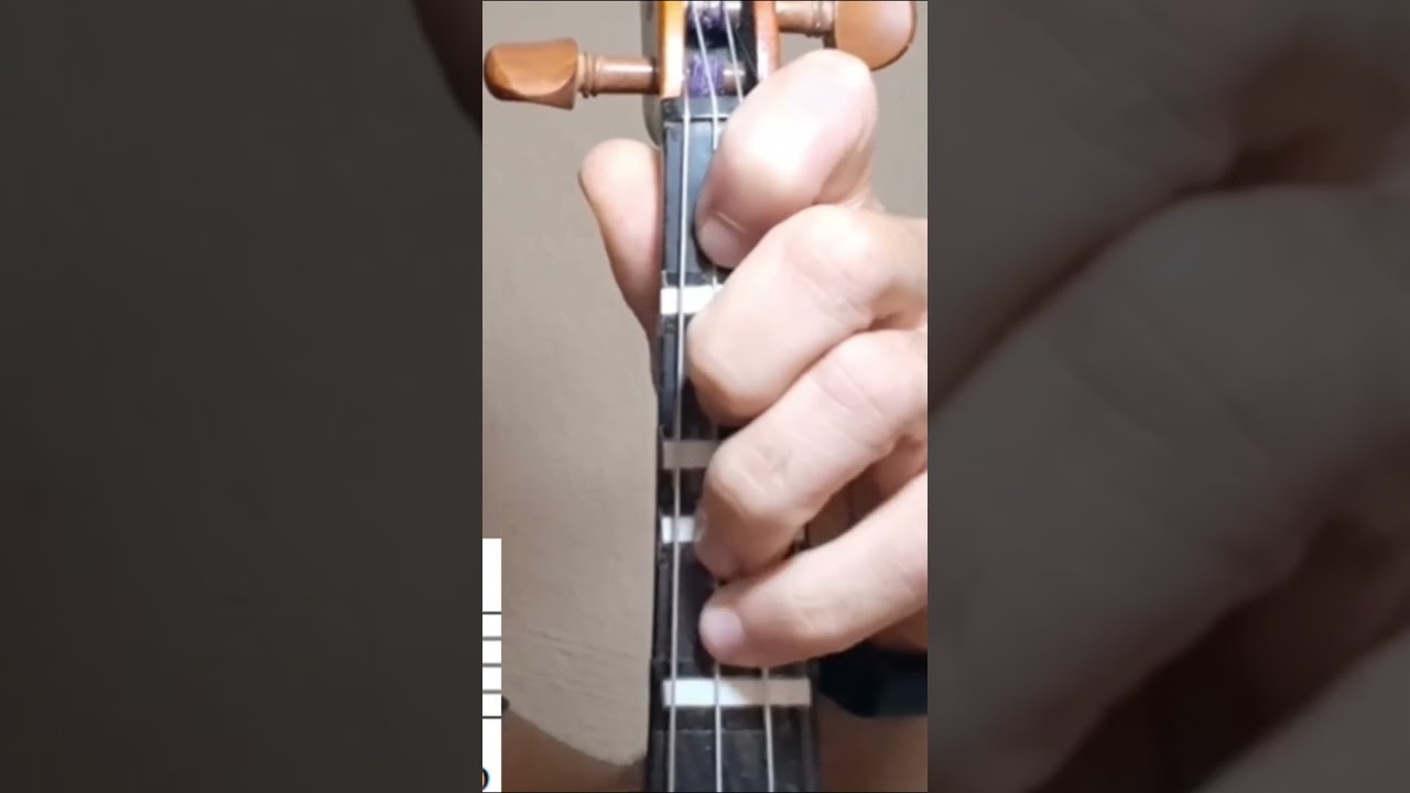 Dedilhado do Hino 2 CCB no violino - Como tocar de Deus tu &eacute;s eleita no violino com dedilhado