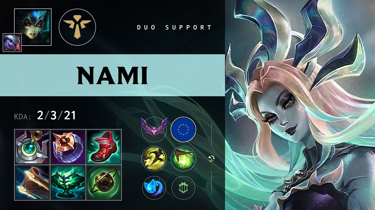 Nami Support vs Rell (ION1 Crow) - EUW Master Patch 26.13