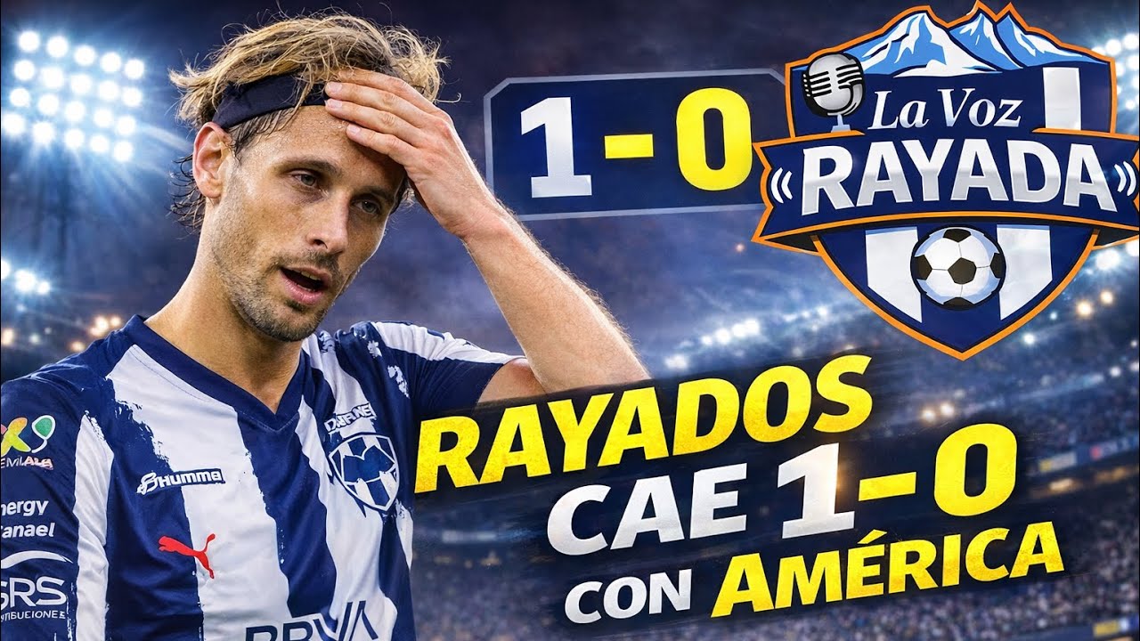RAYADOS PIERDE 1-0 con AMERICA ❌y Cae a la 9na plaza de la LIGA MX ❌😨🚨🚨🚨