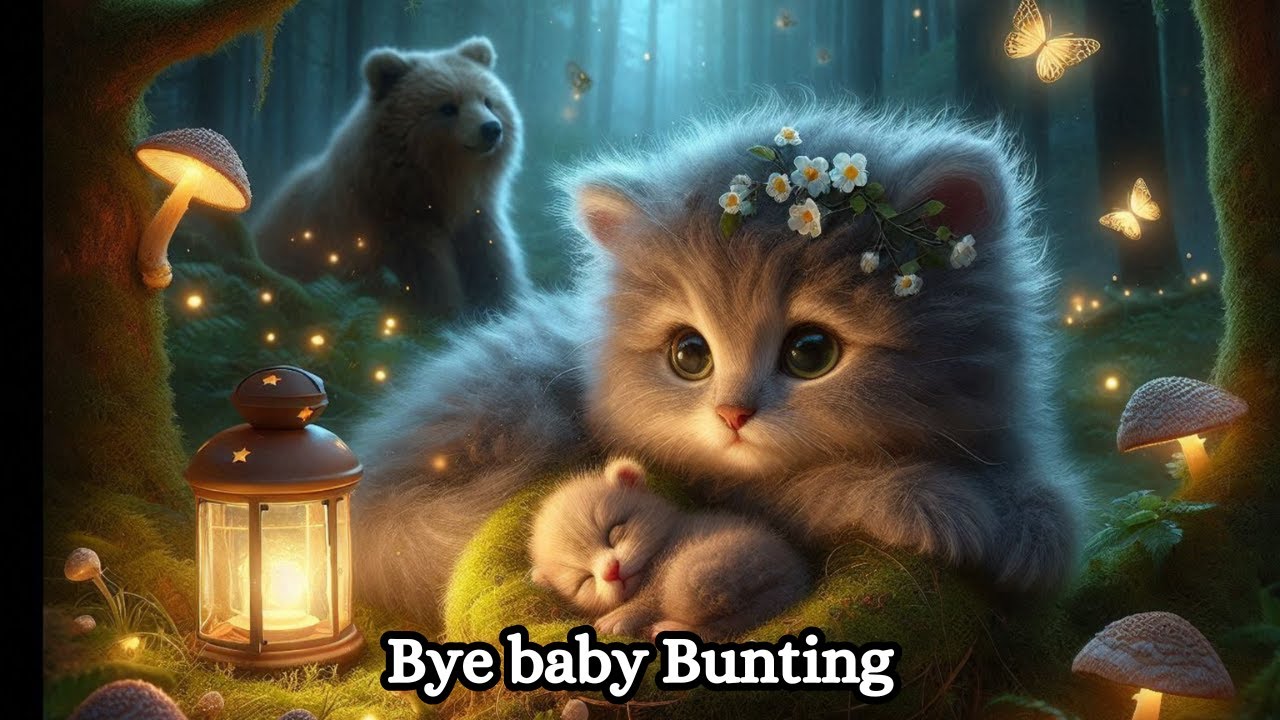 Bye Baby Bunting | A Gentle Lullaby for Sweet Dreams & Family Love