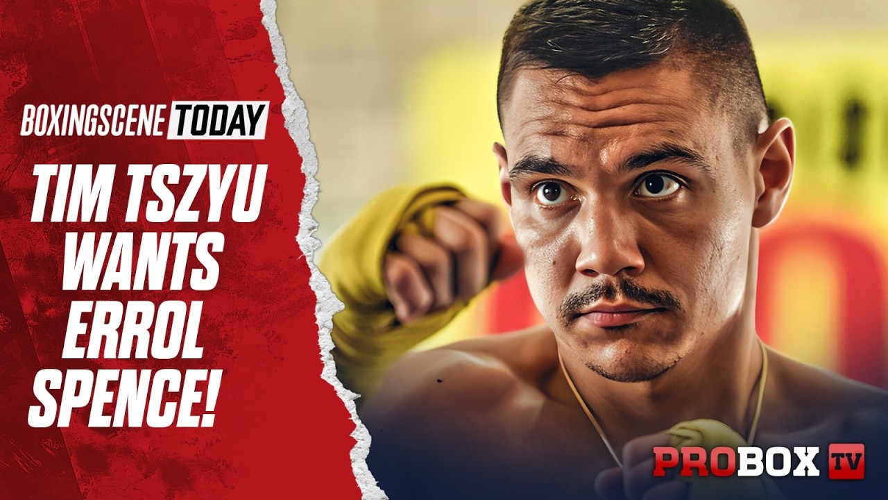 Тим Цзю рассказывает о том, как он собирается провести время перед матчем с Эрролом Спенсом-младшим.