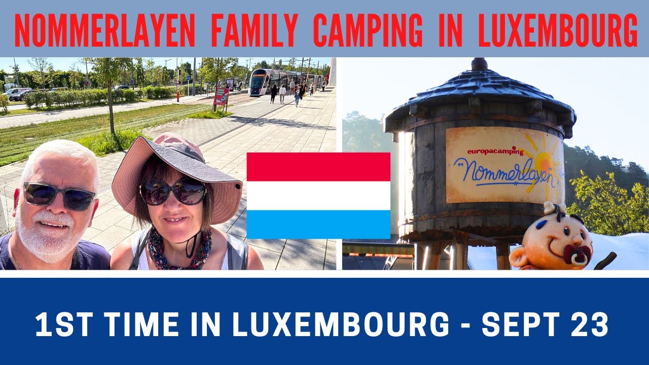EURO CAMPERVAN TOUR to LUXEMBOURG | Nommerlayen Camping | Vlog 591