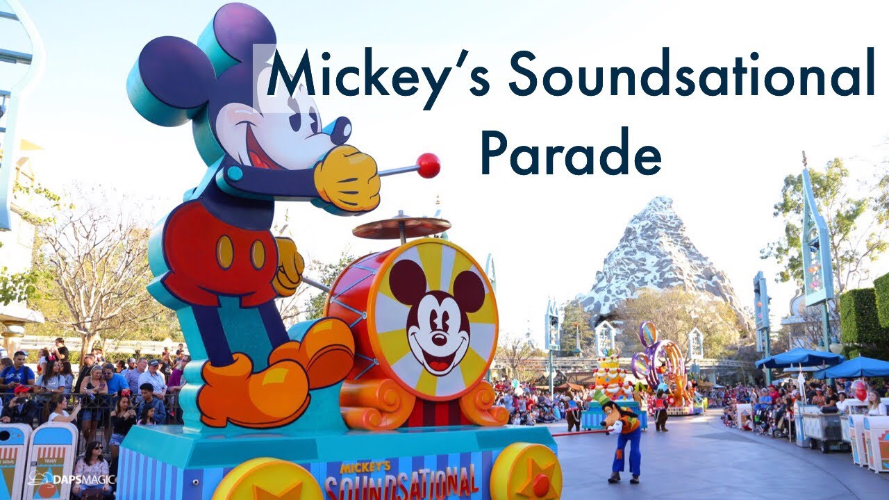 4K Mickey's Soundsational Parade Returns - Get Your Ears On - Disneyland Resort