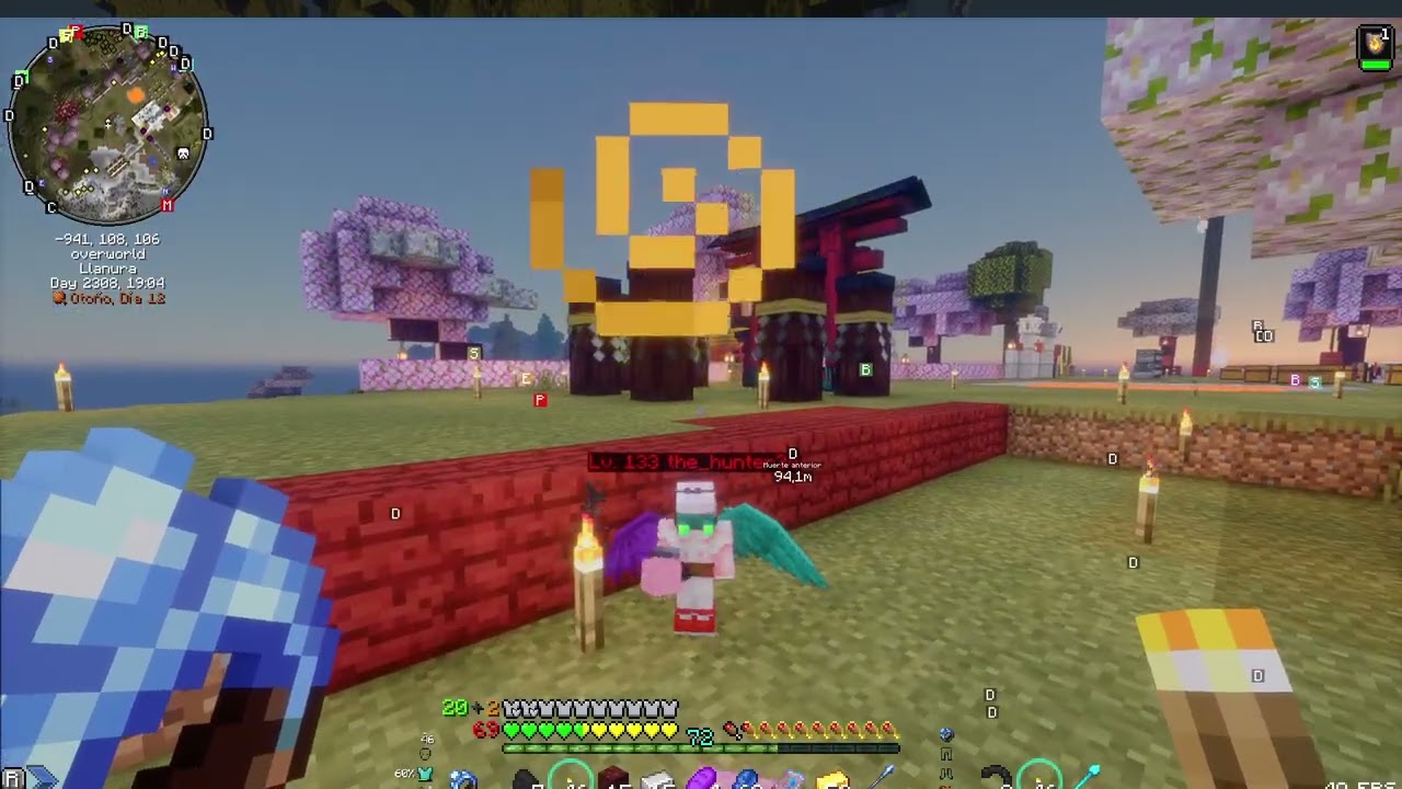 MINECRAFT | Con The-Hunter y Ruku-san contruyendo casitas