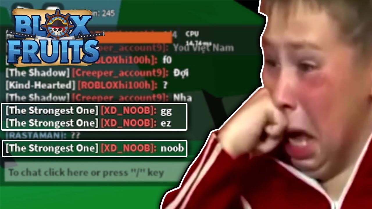 I Met a Toxic Player in Blox Fruits and this Happened