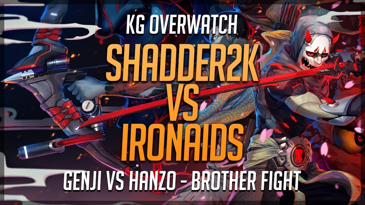 🎲 shadder2k vs IronAids ft. KAFEEEEEE and TviQ - Genji vs Hanzo - Full Match From Both Sides
