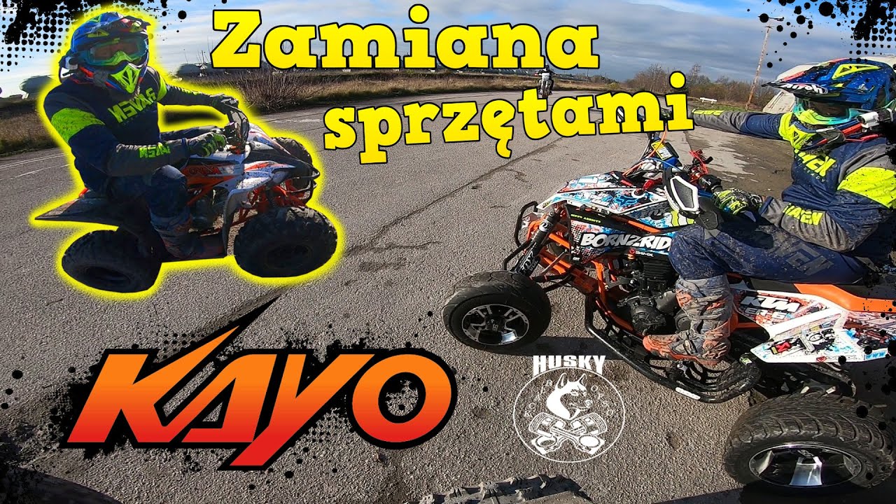 Zamiana Sprzetami z BLACKOPSO KTM-er6n | KAYO 300 | 110 | Cross KAYO 250