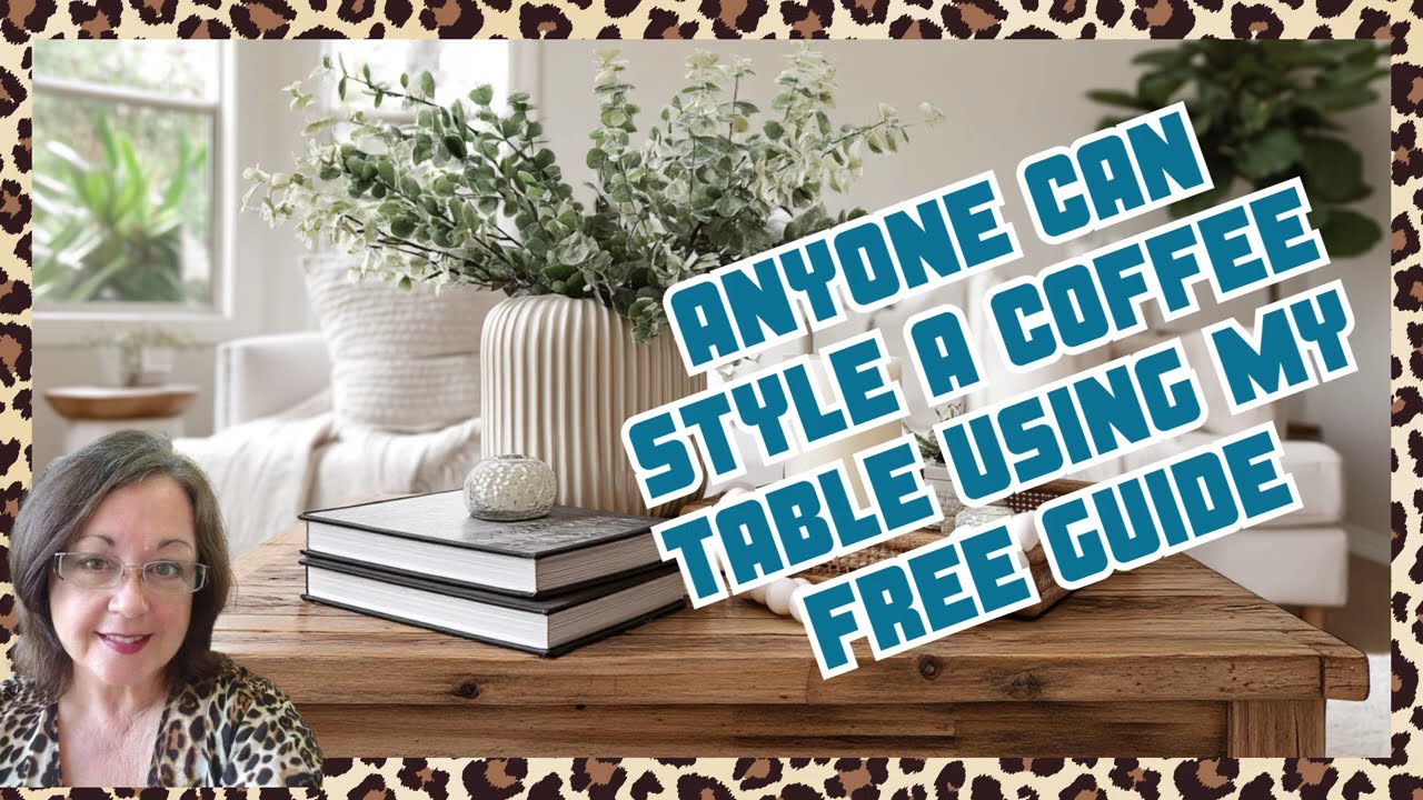 Coffee Table Styling Made Easy | Free Decorating Guide! #CoffeeTableDecor #DecoratingMadeSimple