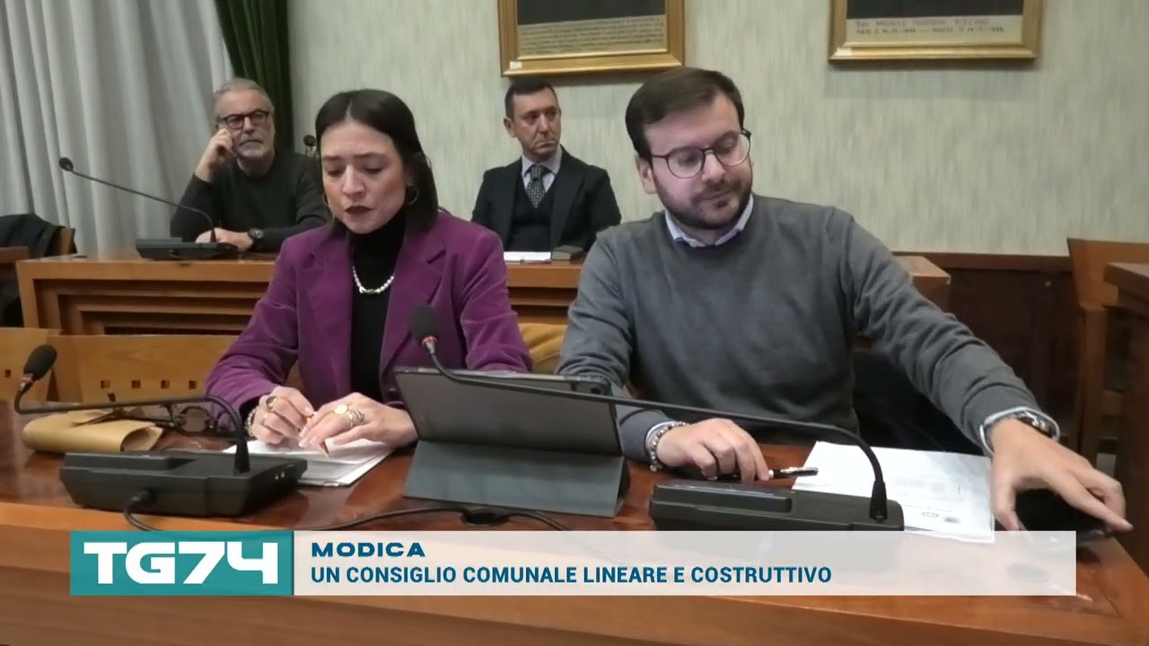 MODICA - UN CONSIGLIO COMUNALE LINEARE E COSTRUTTIVO