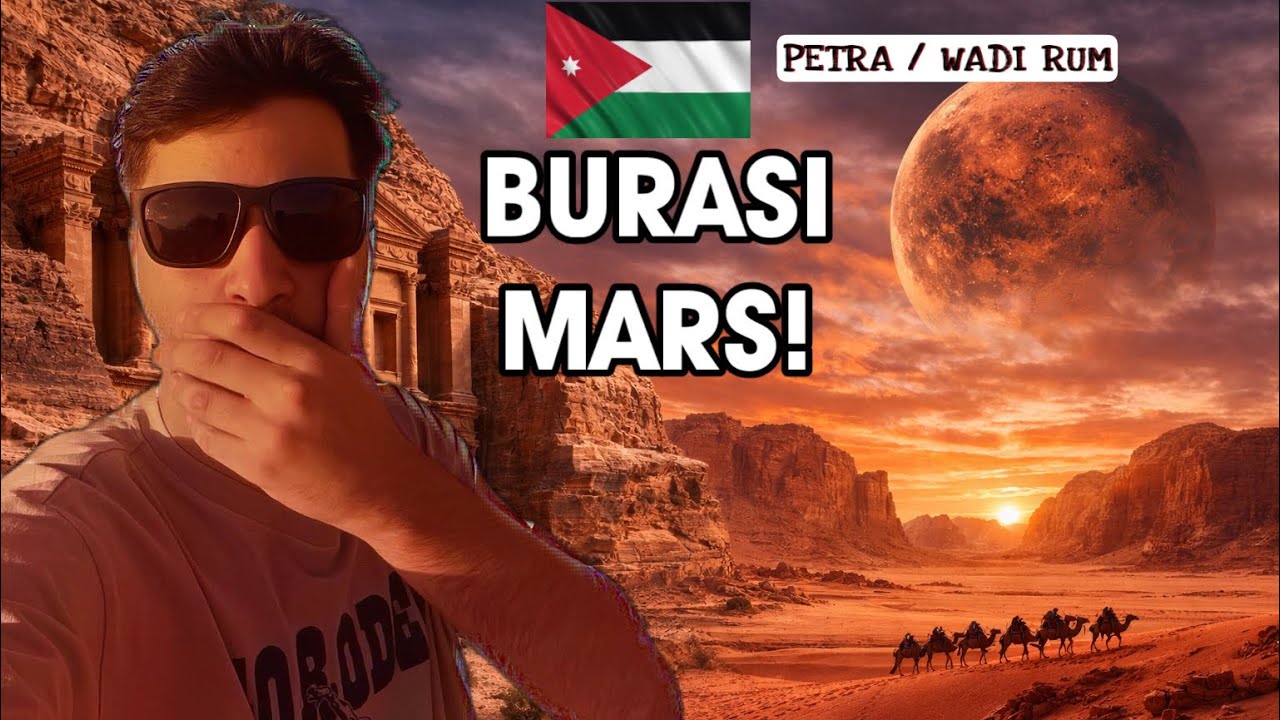 Dünya’da Mars Var! Bu Kadar İlginç Olacağını Beklemiyordum | Wadi Rum & Petra 🇯🇴