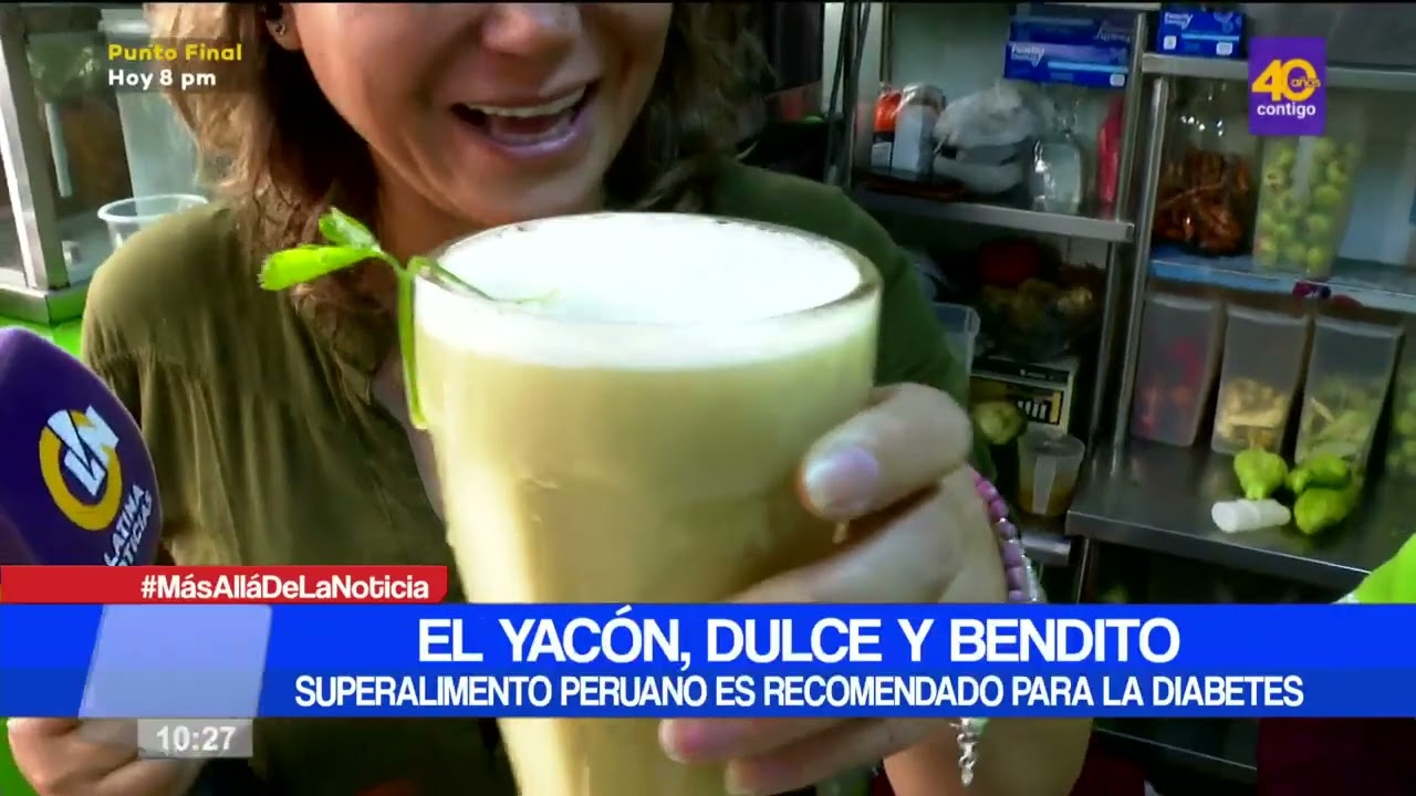 El yacón, dulce y bendito