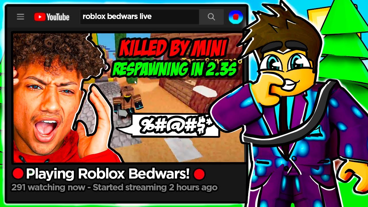 Я разыграл Фолтина, пока он записывал... (Roblox BedWars)