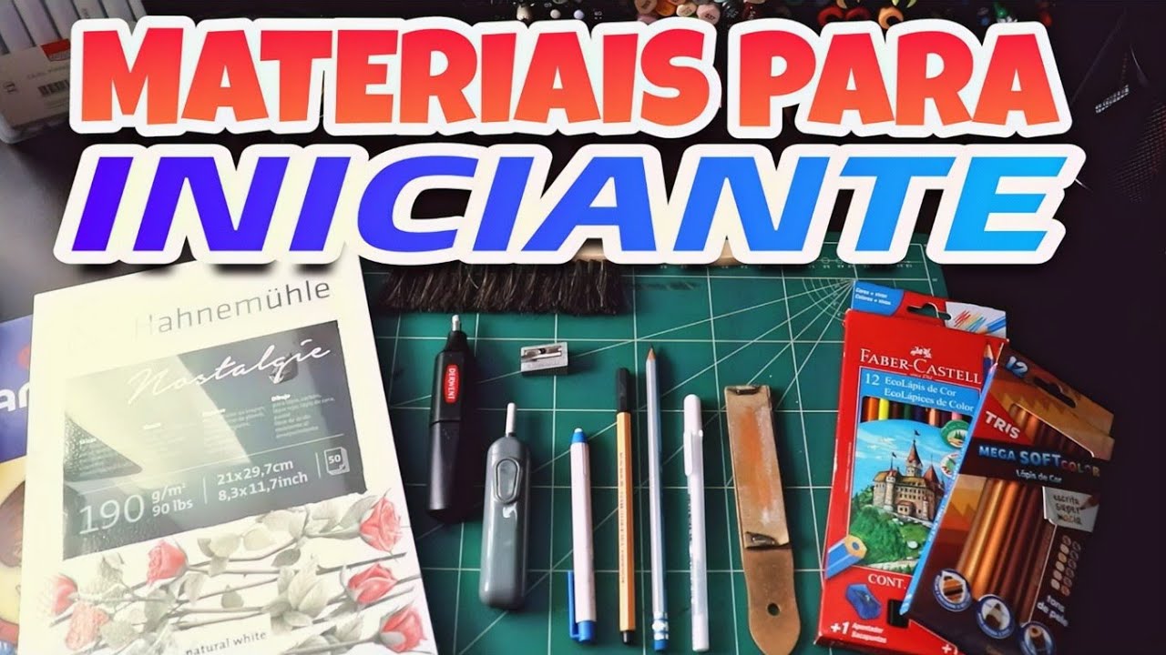 MELHORES MATERIAIS DE DESENHO PARA INICIANTE - ALTAS DICAS