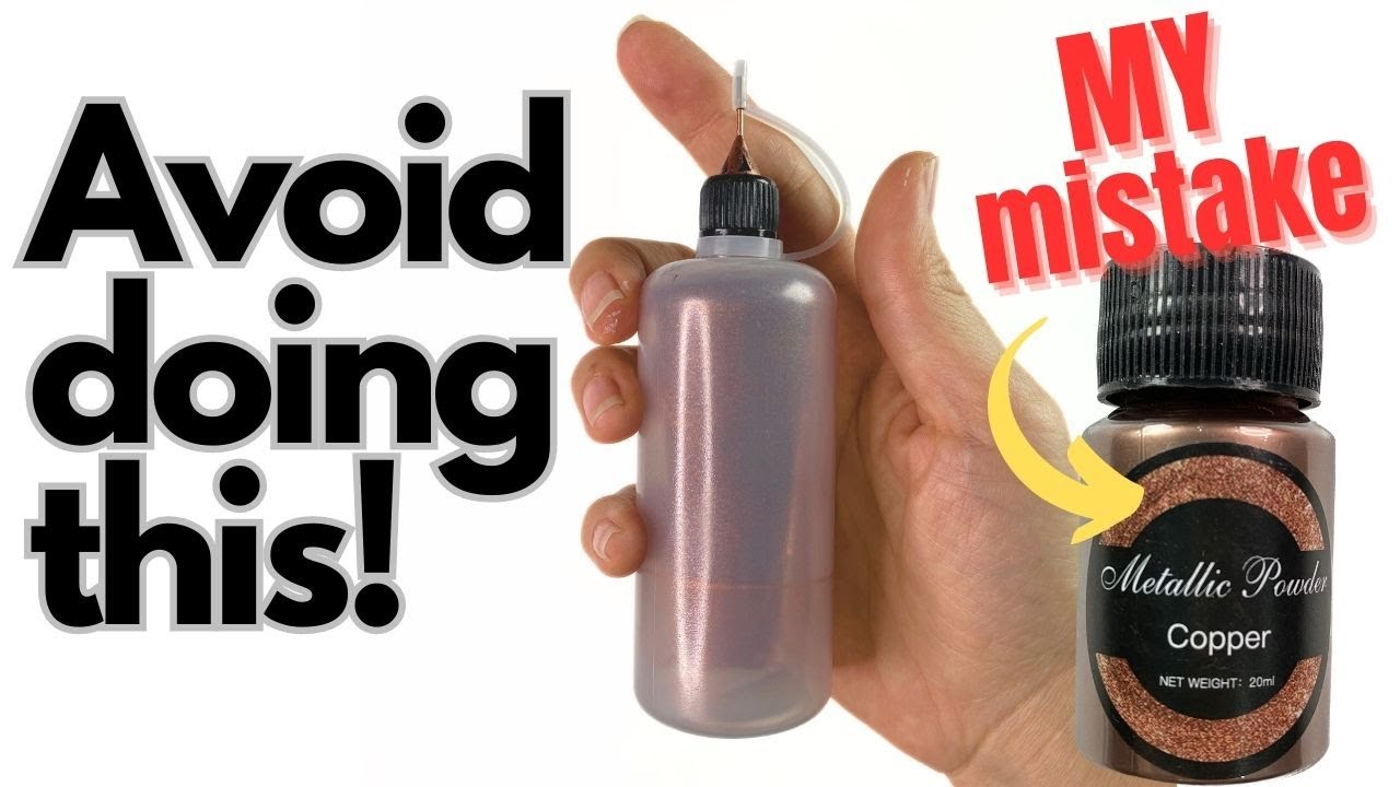 Metallic Alcohol Ink DIY | What NOT to do!
