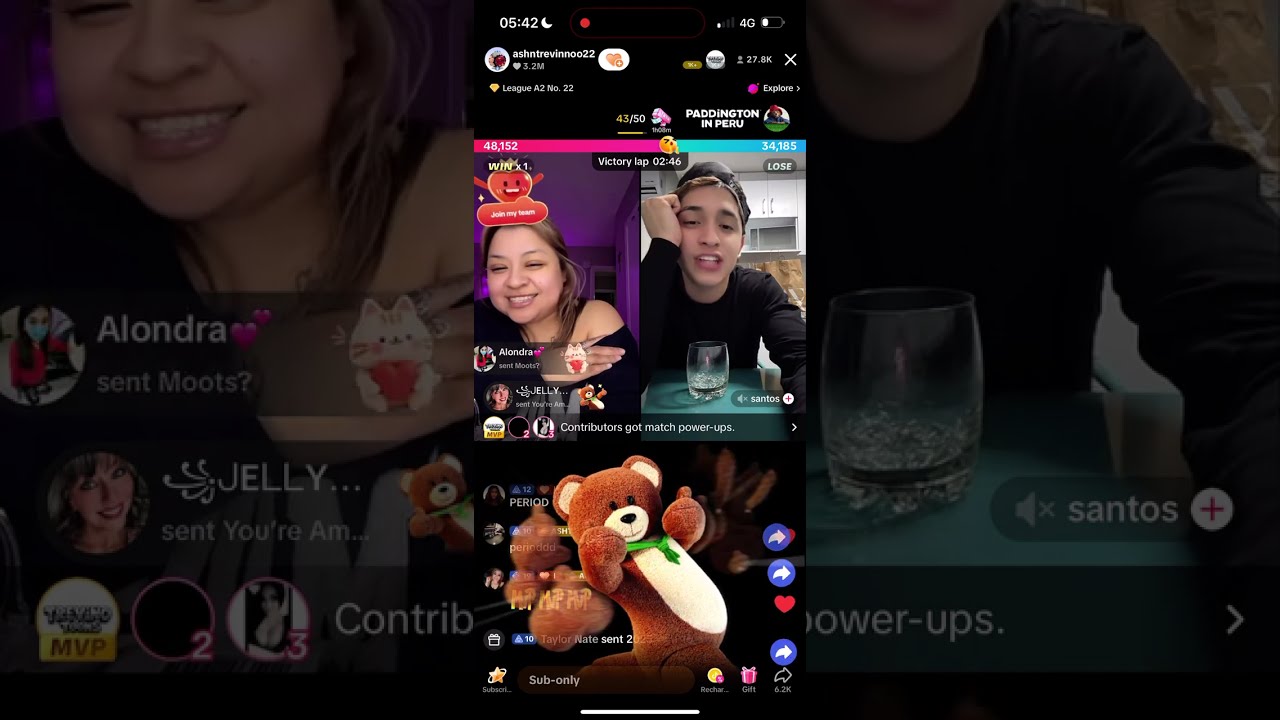 Ash Trevino live. Santos & Jeff join live