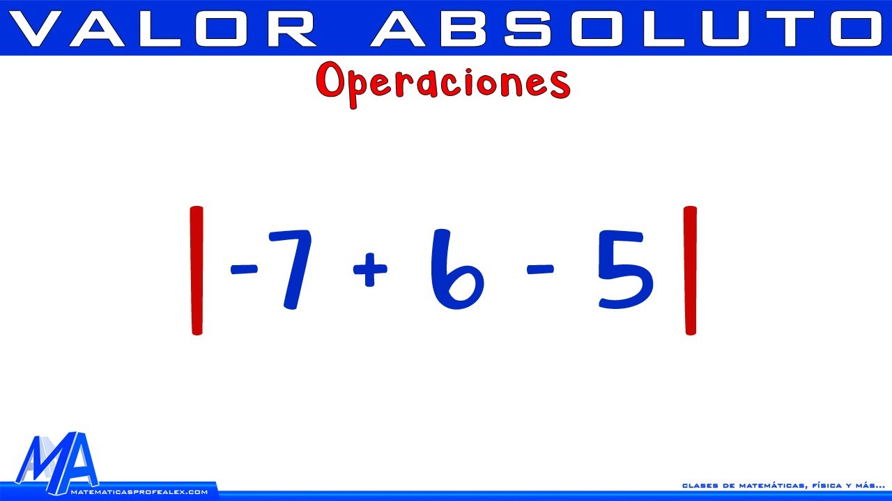 Operaciones con valor absoluto