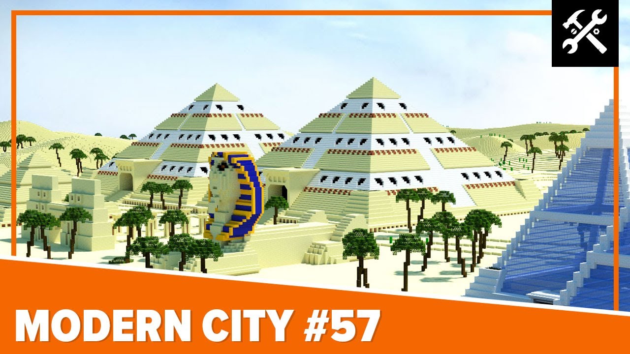 Modern City #57: Pyramids - Minecraft Timelapse
