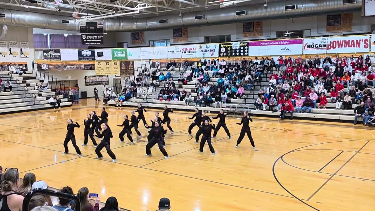 Jordan High Charlonians Show Routine from The Davis Valley Classic drill competition 