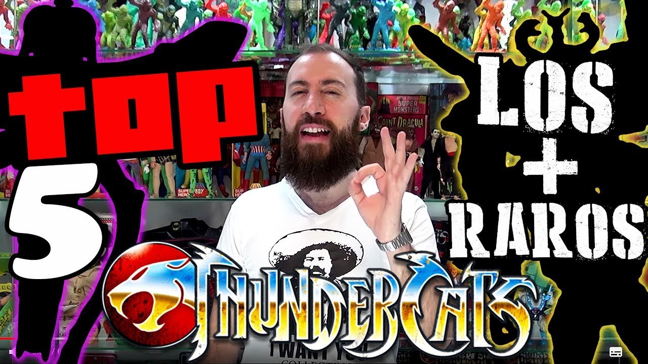 THUNDERCATS LJN JUGUETES FIGURAS COLECCIONABLES TOP 5 HOT TOYS RETRO NOSTALGIA M&Eacute;XICO