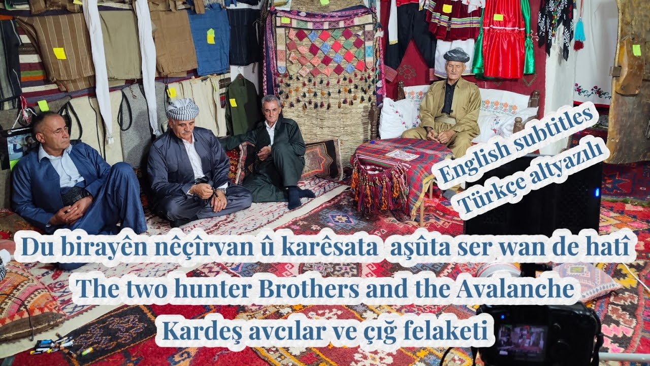 Nêçîrvanên pezkuvîyan û aşût. Hunters and avalanches disaster. Avcılar ve çığ felaketi