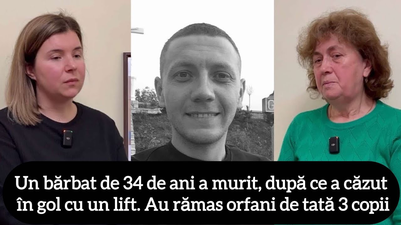 Un bărbat de 34 de ani a murit, după ce a căzut în gol cu un lift. Au rămas orfani de tată 3 copii