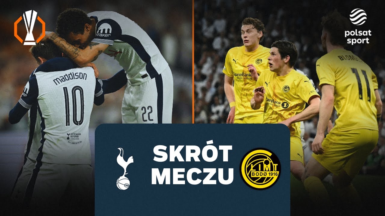FAWORYT NIE ZAWI&Oacute;DŁ! DWA GOLE ZALICZKI SPURS  | Skr&oacute;t meczu Tottenham - Bodo/Glimt | LIGA EUROPY
