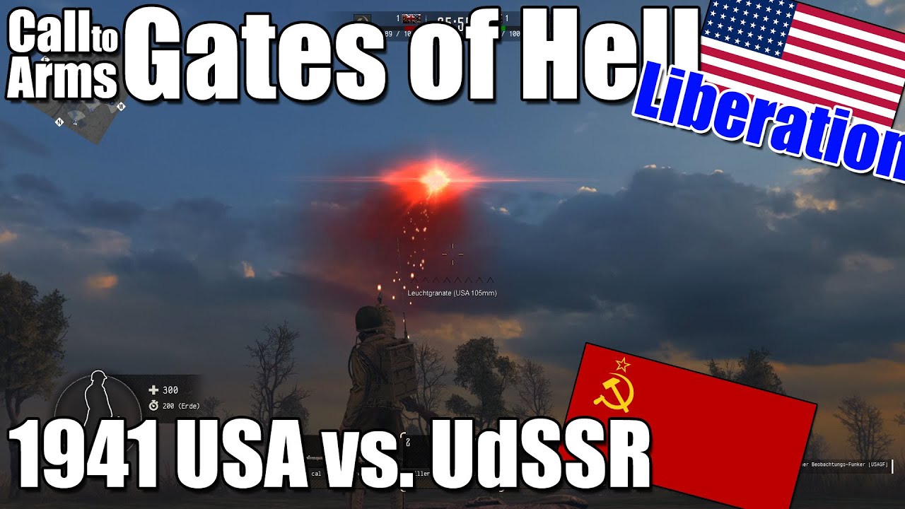 Nachtkampf, defensive USA vs. UdSSR 1941 Liberation DLC f&uuml;r Gates of Hell