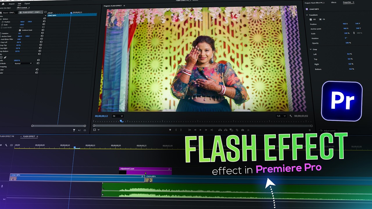 Creative Flash Transition in Premiere Pro 2025