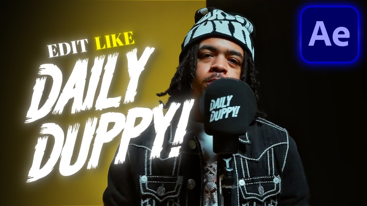 Simple Daily Duppy Edits for Beginners! | After Effects Tutorial