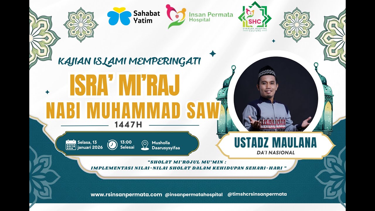 Peringatan Isra Mi’raj Nabi Muhammad SAW  1447 H  - RS Insan Permata