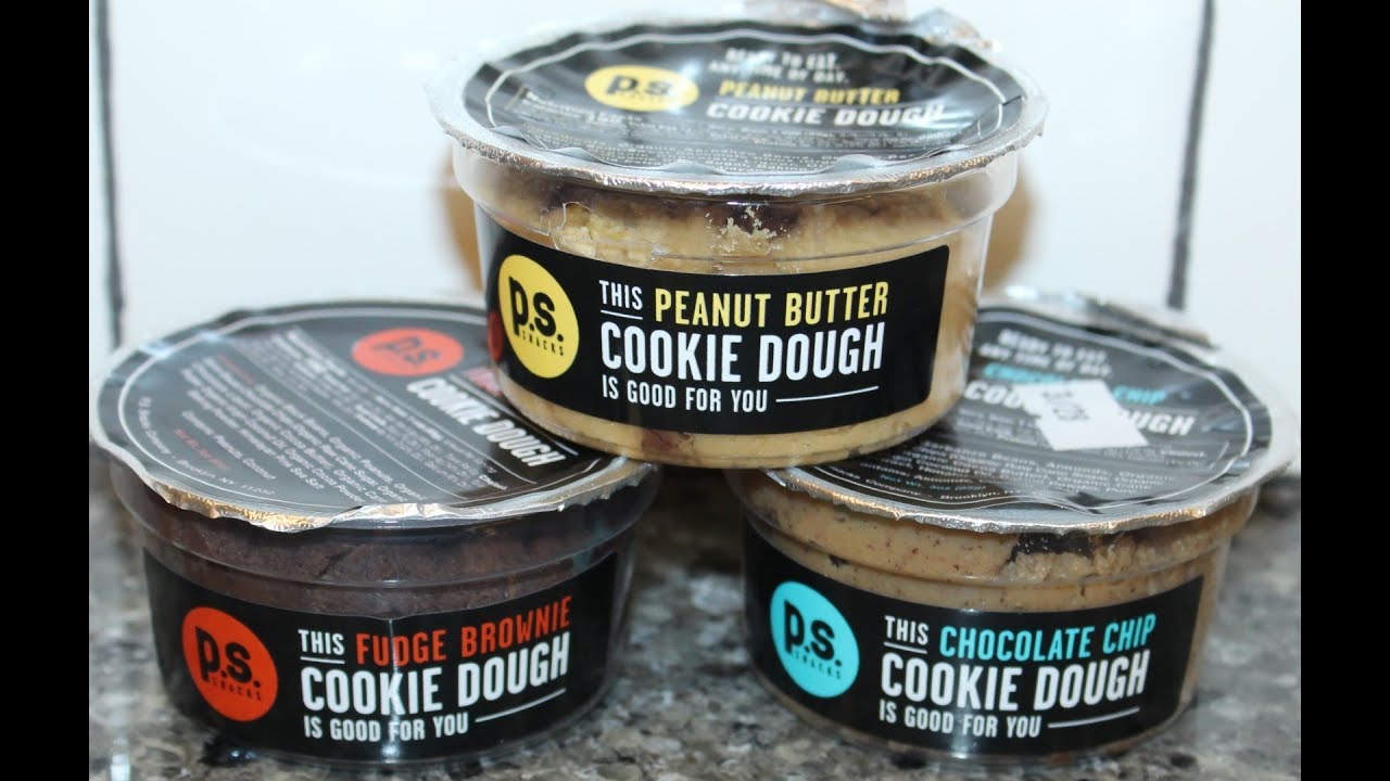 p.s. snacks Cookie Dough: Peanut Butter, Fudge Brownie & Chocolate Chip Review