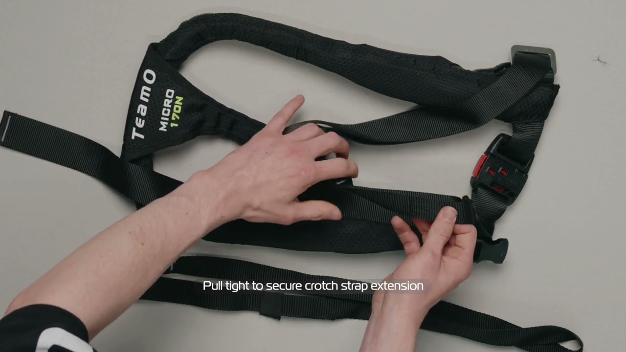Fitting Crotch Strap Extensions