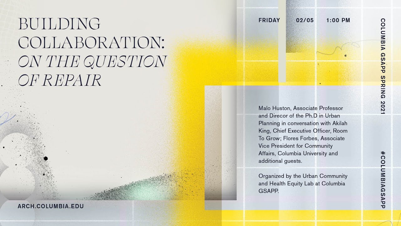 Building Collaboration: On the Question of Repair