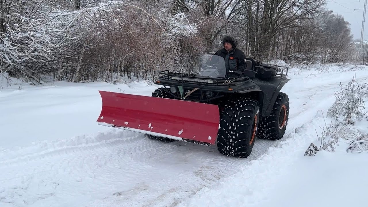 Самодельный ОТВАЛ для квадроцикла