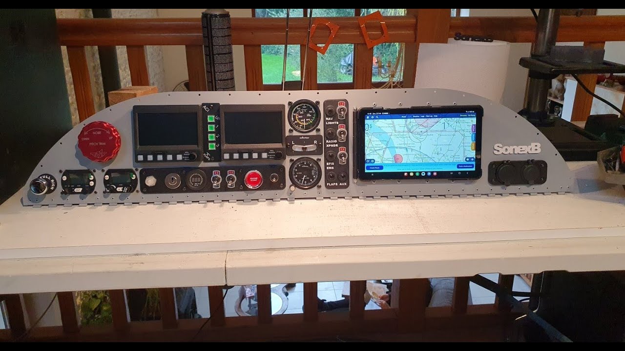 Gavin's Sonex B Part 75 - Completing the instrument panel