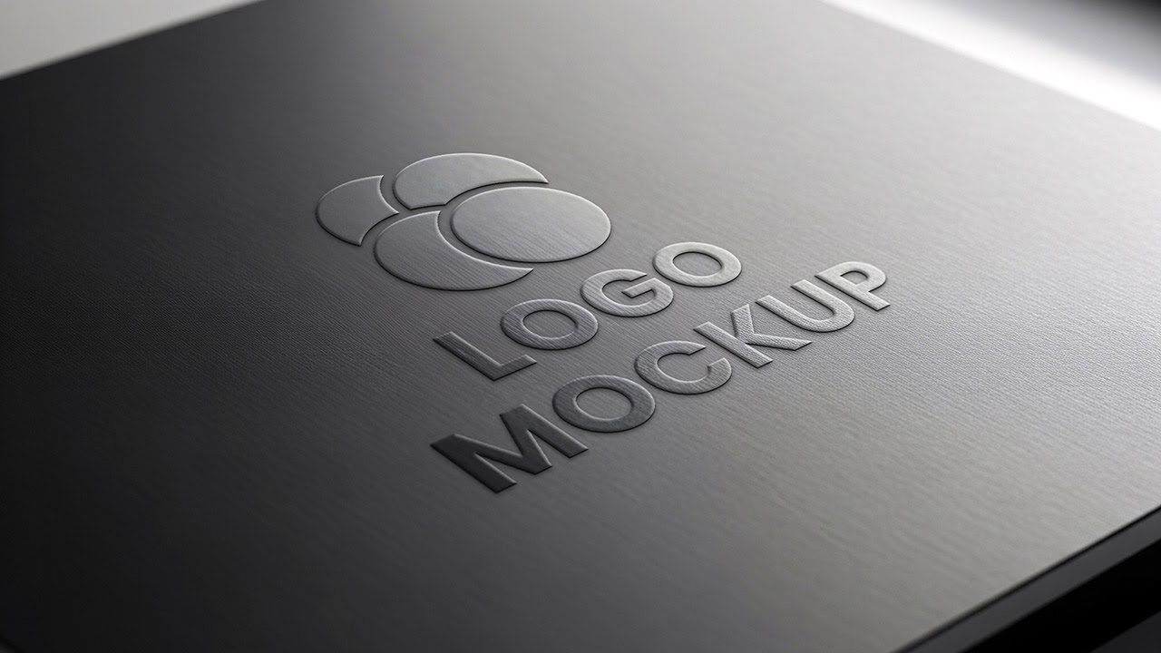 How to Create an Embossed Logo Mockup in Photoshop (Free PSD)