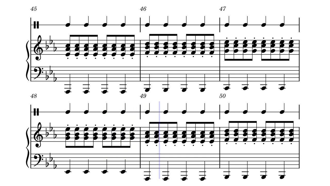 Bad Romance - Piano with Metronome