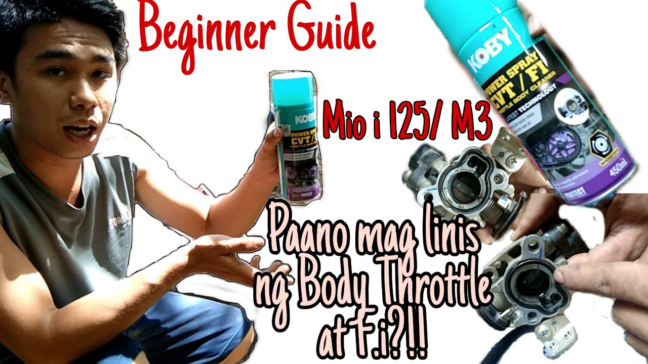F.I & THROTTLE BODY CLEANING MIO I 125 BEGINNER'S GUIDE STEP BY STEP