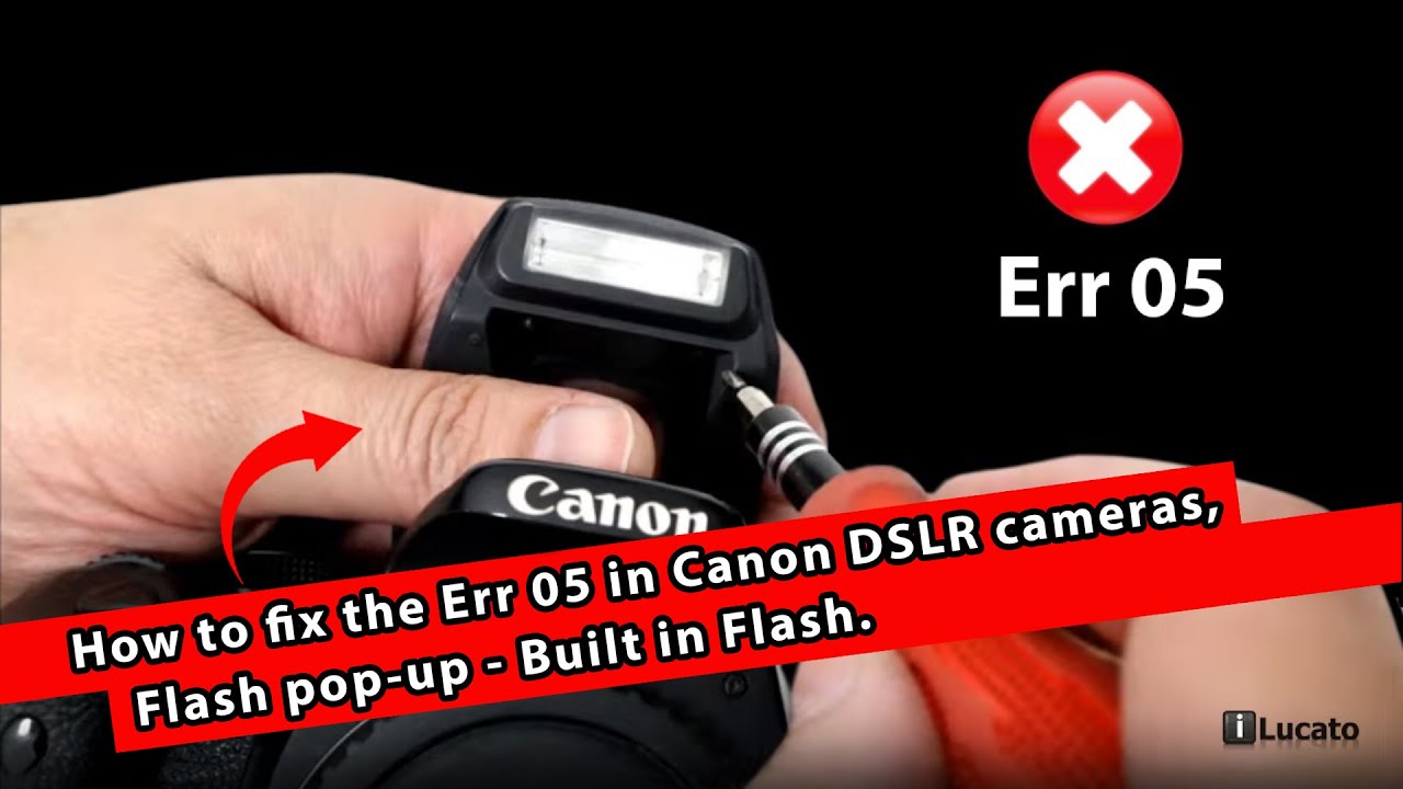 Как исправить ошибку Err 05 в цифровых зеркальных фотокамерах Canon &mdash; Подъем вспышки &mdash; Встроенная вспышка