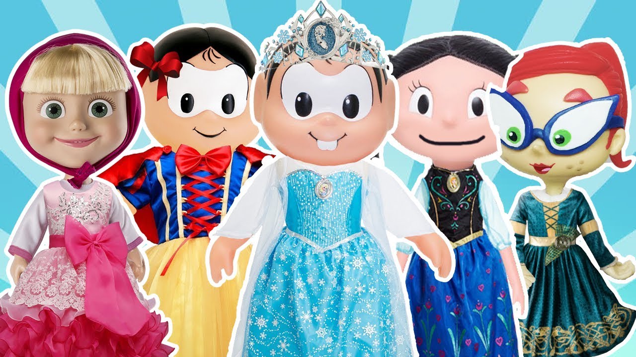 Concurso de princesas com Luna Mônica Magali Aninha e Miss moon