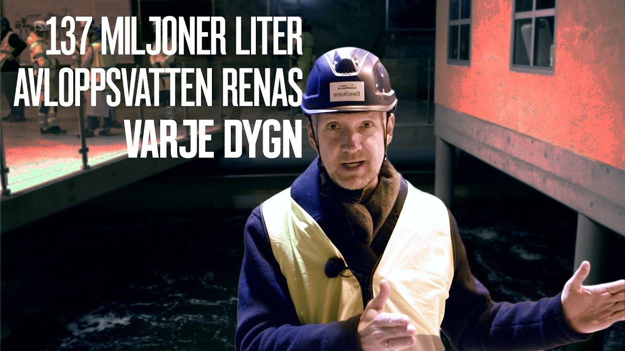 Så renas avloppsvattnet för hela norra Stockholm (Inside The Käppala Plant)