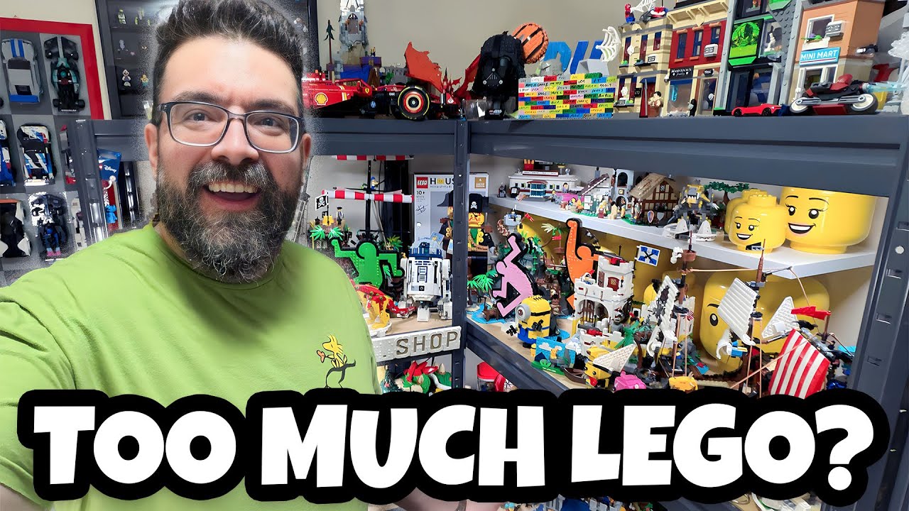 We Have LEGO in EVERY Room… Even the Bathroom