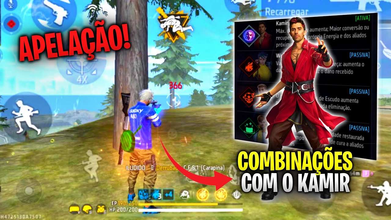DUAS COMBINAÇÕES PARA JOGAR COM O PERSONAGEM KAMIR