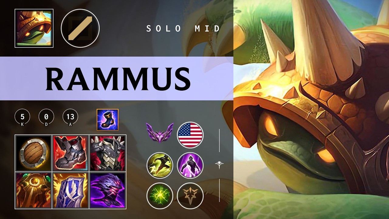 Rammus Mid vs Yone - NA Master Patch 26.04