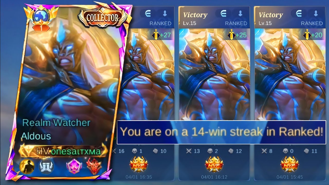 ALDOUS USERS START ABUSING THIS BUILD TO RANK UP FASTER IN SOLO RANK🔥 (broken build 100% auto win)